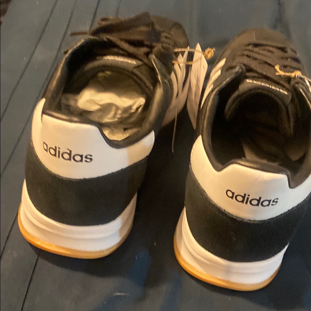 Adidas Black and White Sneakers